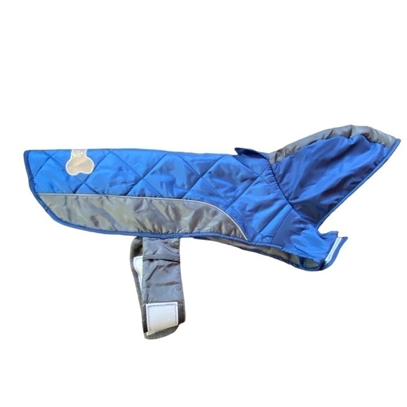 Quilted Hooded Dog Puffer Jacket Size Medium - Picture 5 of 11